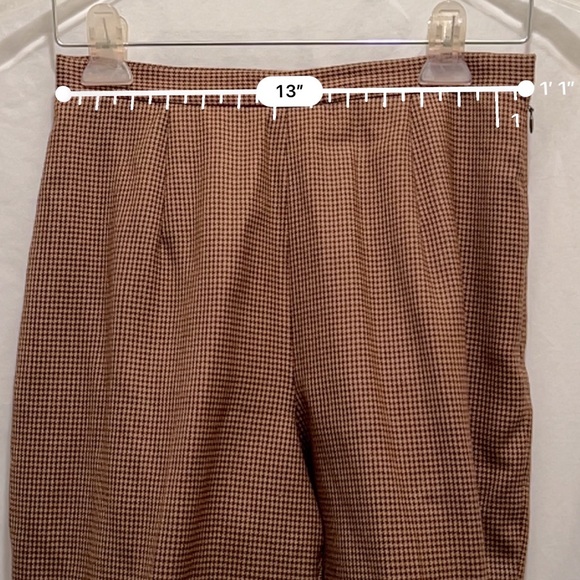 Ladies Harold’s 100% Wool Houndstooth Pants. Size 2 - Picture 11 of 12